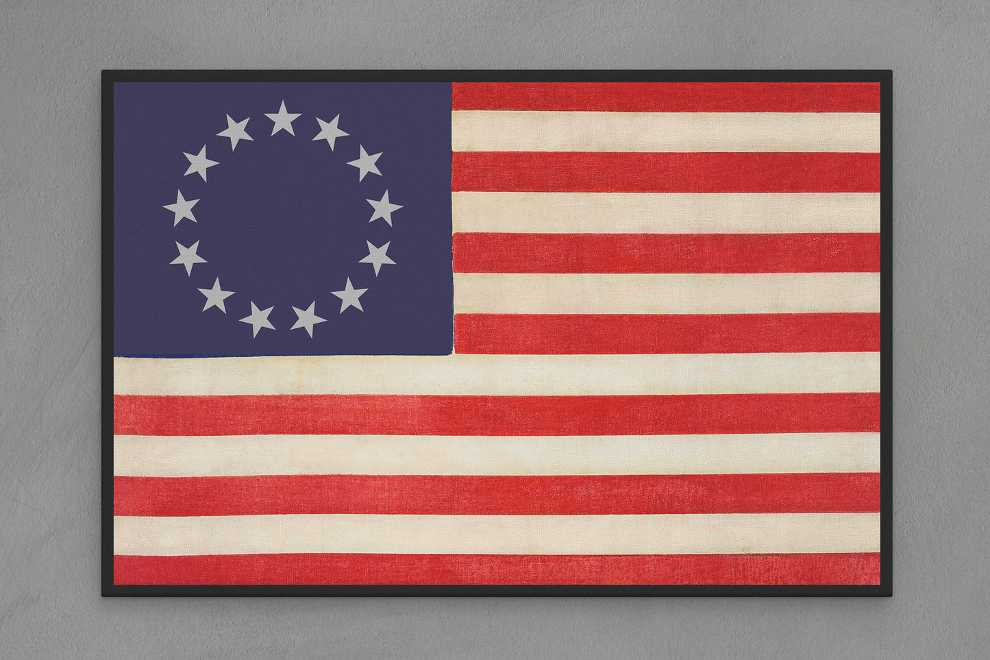 United States Canvas Flag with "Betsy Ross" Image