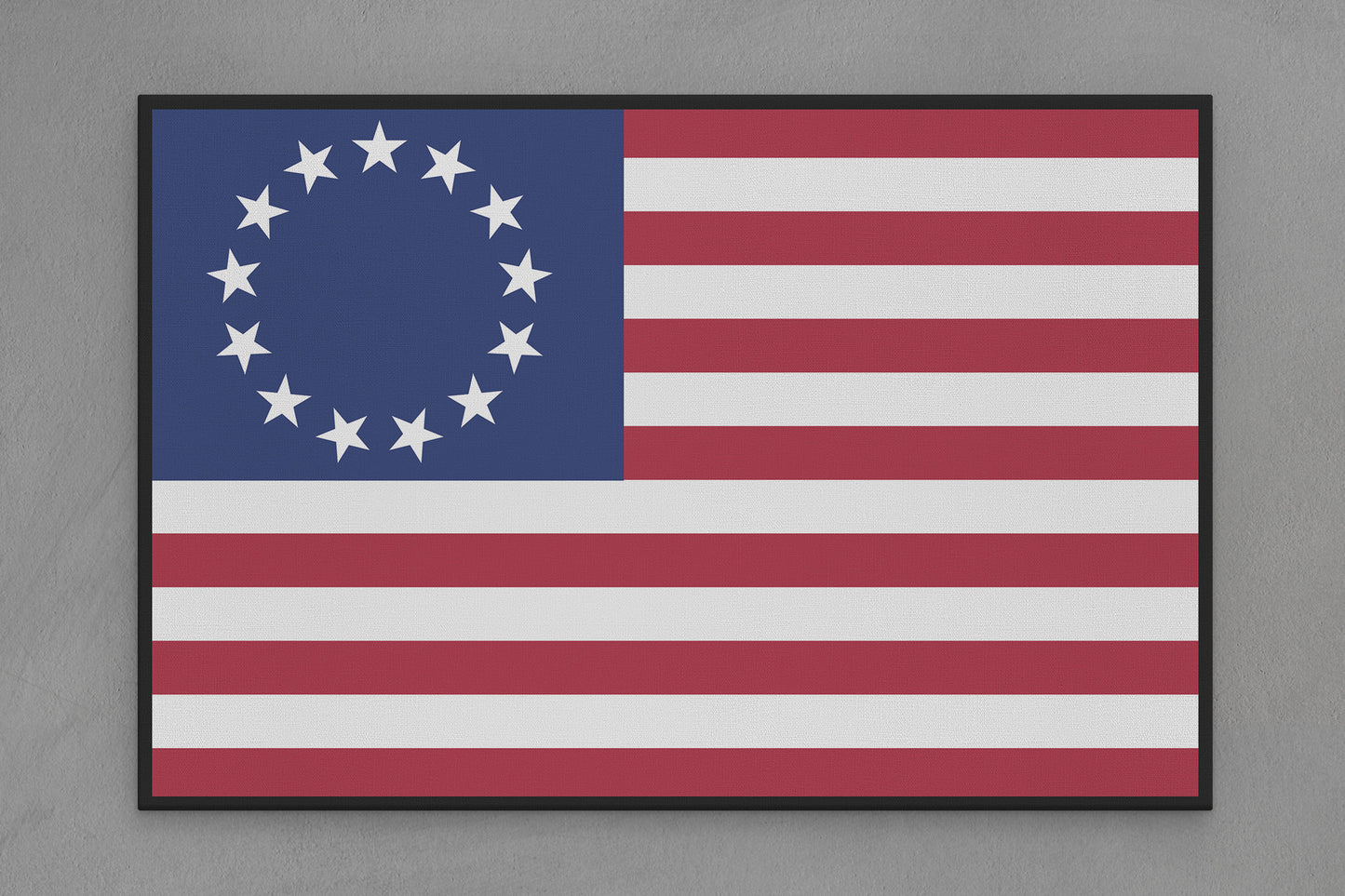 United States Canvas Flag with "Betsy Ross" Image