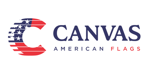 Canvas American Flags